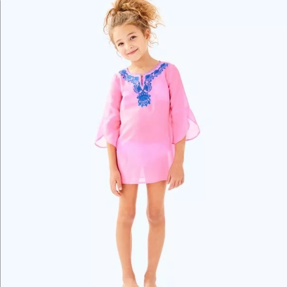 Lilly Pulitzer Mini Piet Cover Up NWT sz L girls